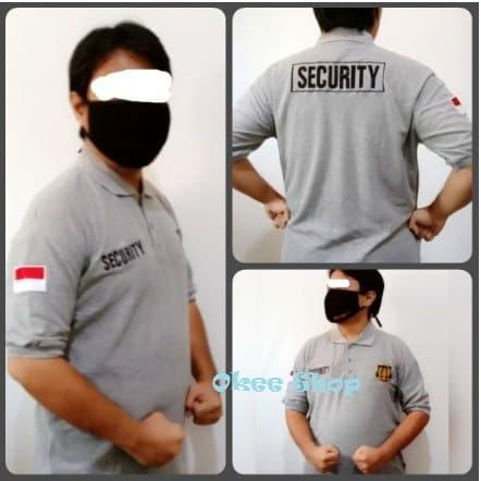 BAJU SECURITY ABU - KAOS KERAH SECURITY - KAOS POLO SECURITY - MURAH