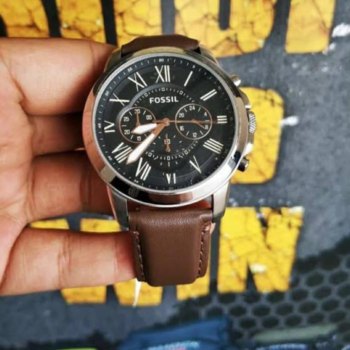Jam Tangan Pria Merek Fossil Grant FS 4813 & FS4813 Original 4.4cm