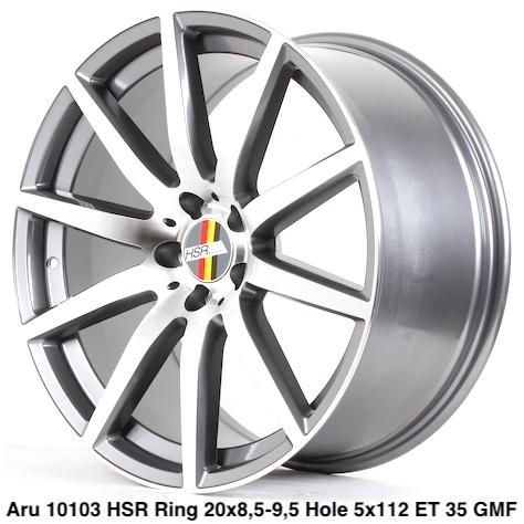 VELG TERBARU R20 TYPE ARU 10103 PCD 5X112 VELG TERBARU