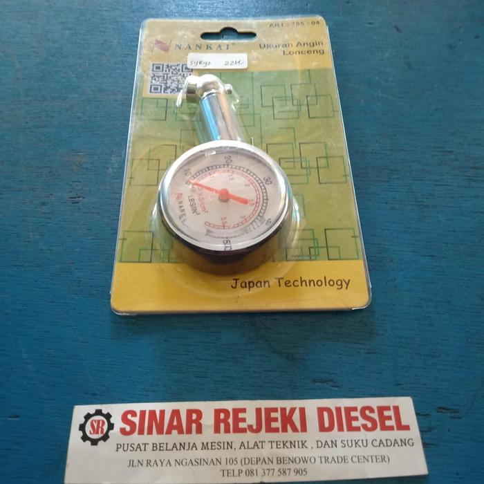 Tire Gauge Ukuran Angin Alat Ukur Tekanan Angin Ban Mobil Motor Nankai