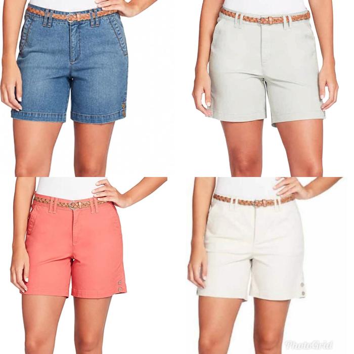 Celana Pendek Wanita - Gloria Vanderbilt violet shorts 100% Original