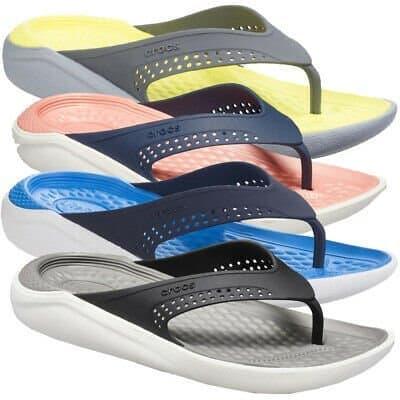 Sandal Jepit Crocs Literide Flip Flop Man Mesh Foam Grade Ori Premium