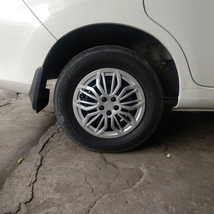 dop velg ring 13 warna silver laba laba plastik