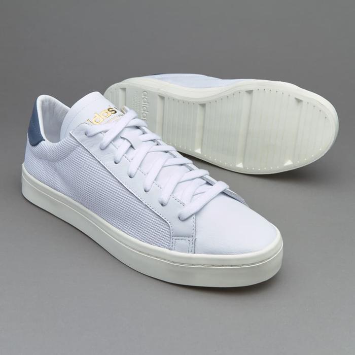 ADIDAS ORIGINAL COURT VANTAGE BLUE S76199 @Rp799.000