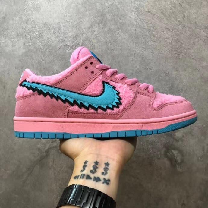 Nike Sb Dunk Low x Nike Grateful Dead Pink Bear *Real Pic*