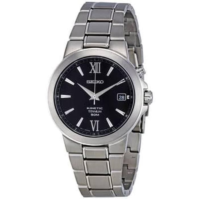 Seiko Kinetic SKA483P1 / SKA483 Kinetic Titanium 50M Original&Garansi