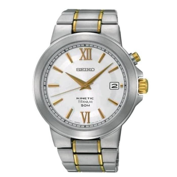 Seiko Kinetic SKA485P1 / SKA485 Kinetic Titanium 50M Original&Garansi