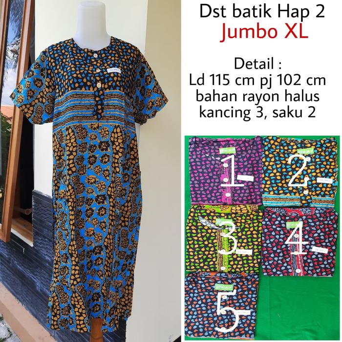 daster jumbo HAP batik kiani rayon super