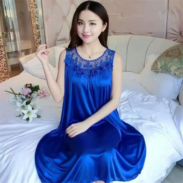 Baju Tidur Sexy Daster Satin Import Lingerie Piyama Dewasa Wanita Sexi