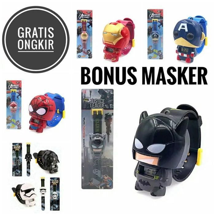 Jam tangan karakter anak / Jam tangan anak karakter