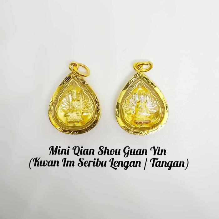 Liontin Kalung Pendant Chien Chiu Dewi Kwan Im Phosat Seribu Tangan