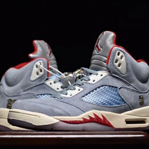 Nike Air Jordan 5 Retro Trophy Room Ice Blue *Real Pic*