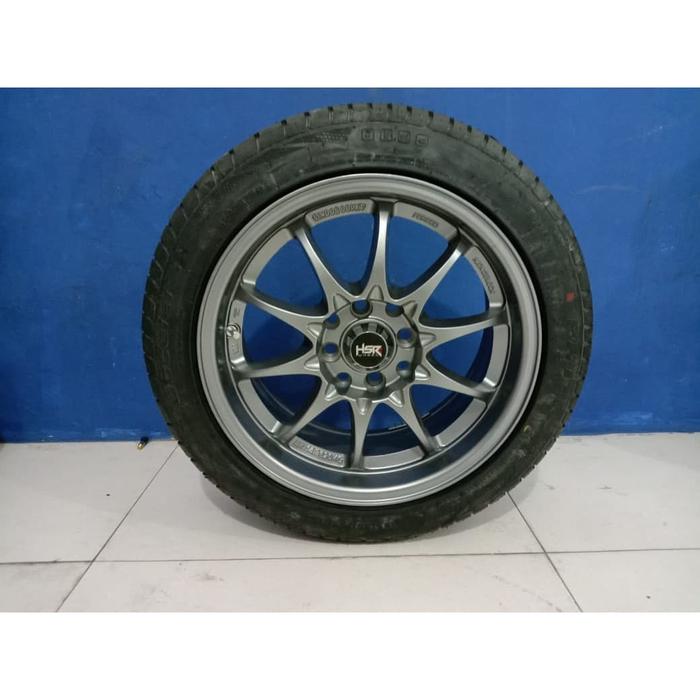PAKET VELG DAN BRIO R15 CE28 HSR HIROSHIMA BAN ACCELERA 195 50 15