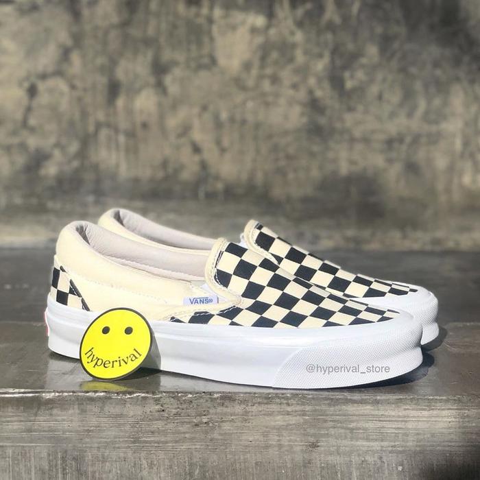 Vans Vault Slipon checkerboard OG