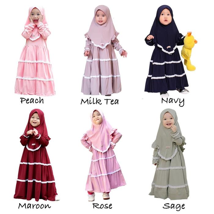 Gamis Anak Samara Anaya Hijab
