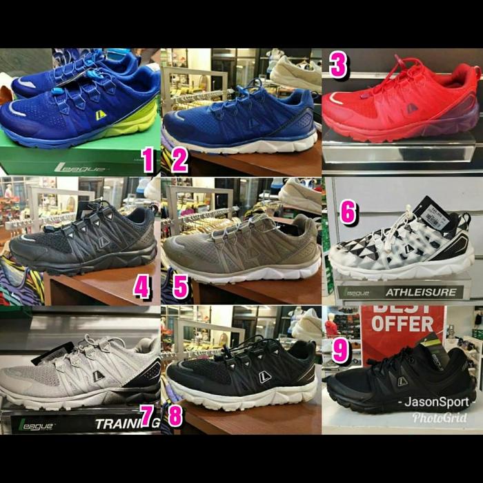 Promo sepatu league kumo cowo running