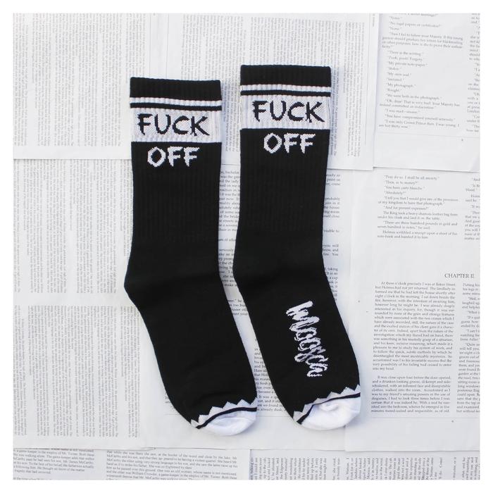 Fuck Off / Kaos Kaki Skate / Kaos Kaki Motif / Kaos Kaki Tebal