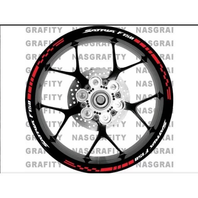Cutting lis velg satria fu