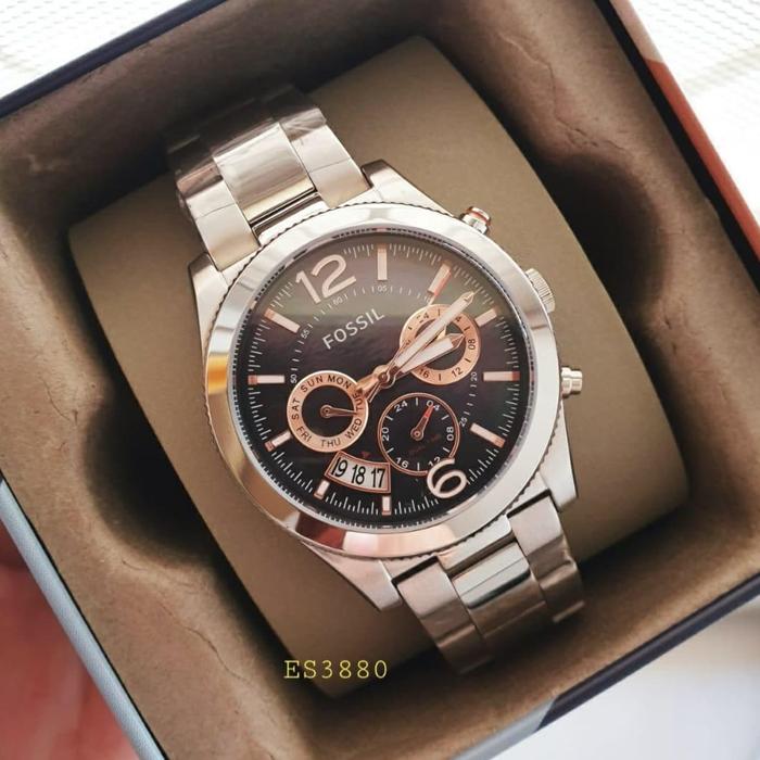 Jam Tangan Wanita Merek Fossil BoyFriend ES 3880 ES 3883 Original 37mm