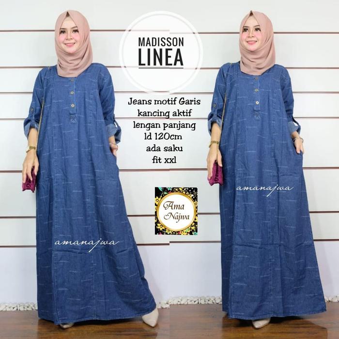 Gamis Jeans Busui Madison Linea Jumbo Recommended By Ama Najwa