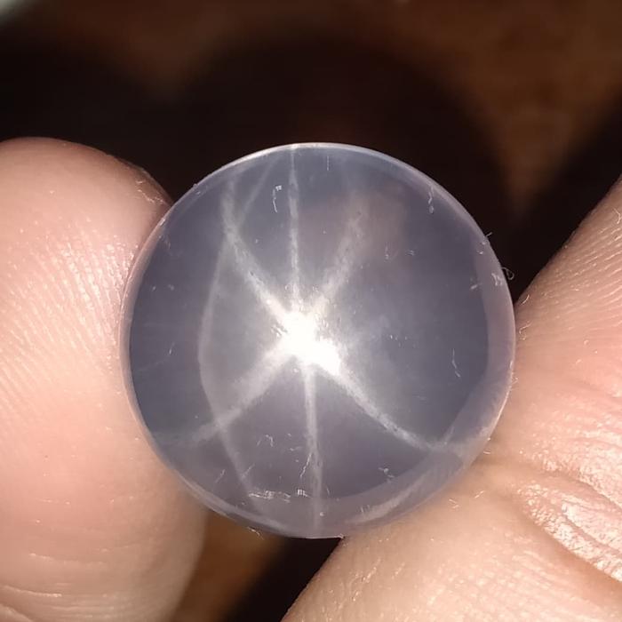 natural rose quart star cat eye besar 18ct rose quart star mata kucing