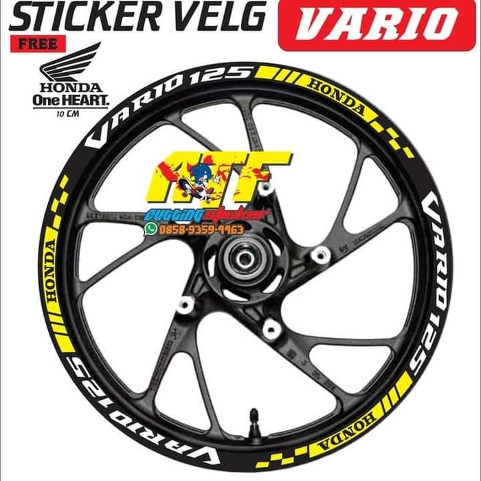 sticker velg motor vario/motor vario/variasi velg/stiker velg vario