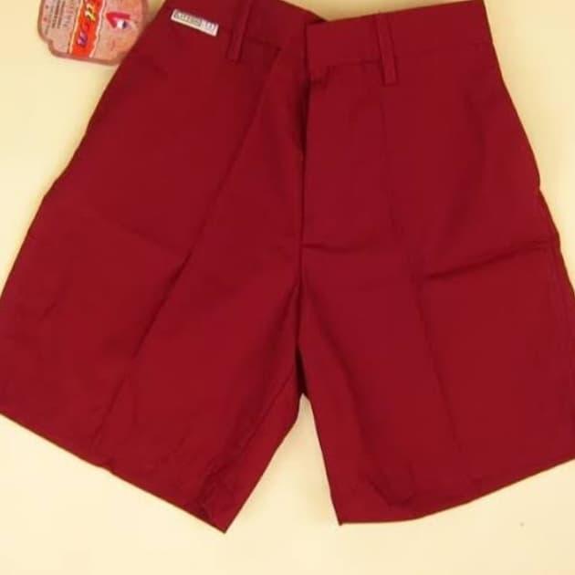 celana pendek merah SD kelas 4 s/d kelas 6