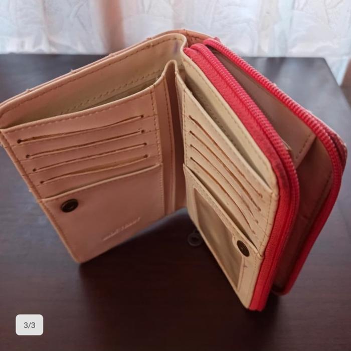 Dompet milk teddy peach
