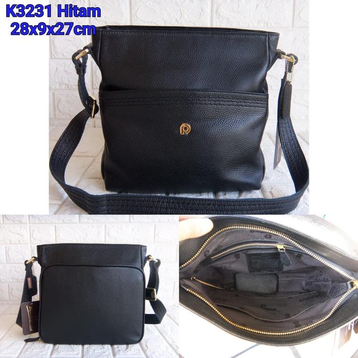 Tas Kulit Papillon Original K3231 Hitam