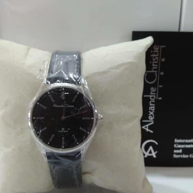 JAM TANGAN WANITA ALEXANDER CRISTIE AC 8492 SILVER ORIGINAL