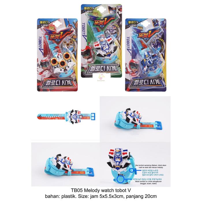 ORI KOREA MELODY WATCH TOBOT V - TB05