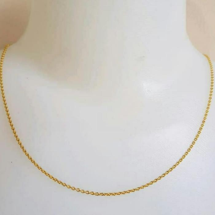 Necklace Jewellery Kalung Emas asli Fancy Kadar 875 berat 1.5 gram