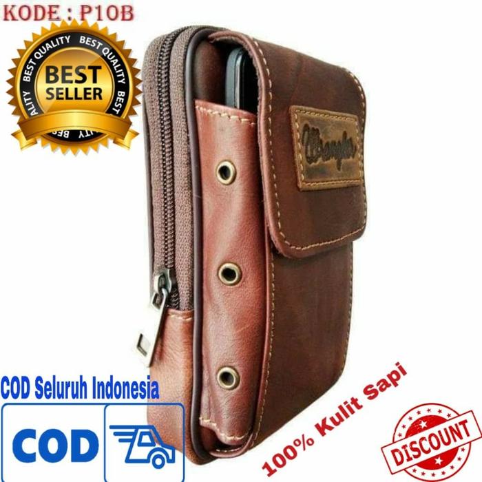 Tas Hp Kulit Asli Kickers Fossil - Sarung Dompet Hp 100% kulit Sapi