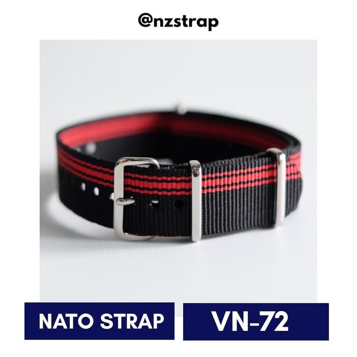 VN-72 Tali Jam Premium G10 Nylon Nato Strap - Ducati Tudor