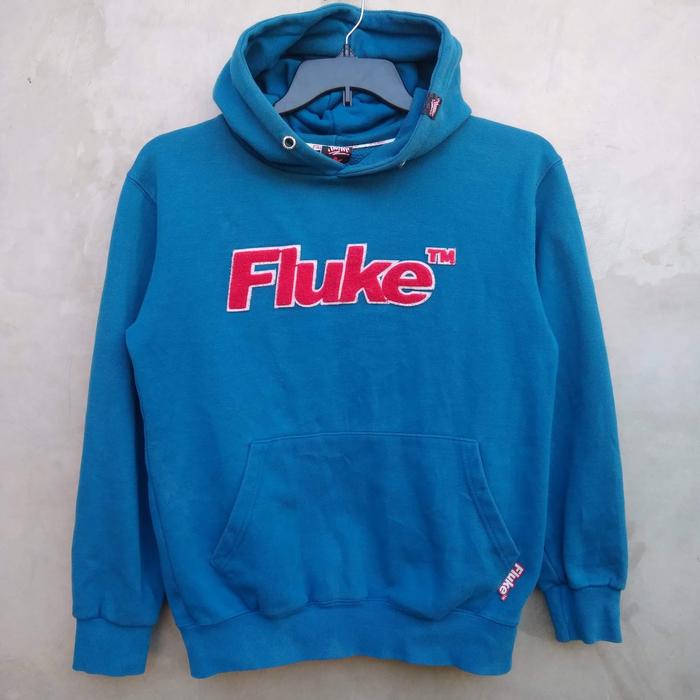 02 Jaket Hoodie FLUKE Second Original 101%