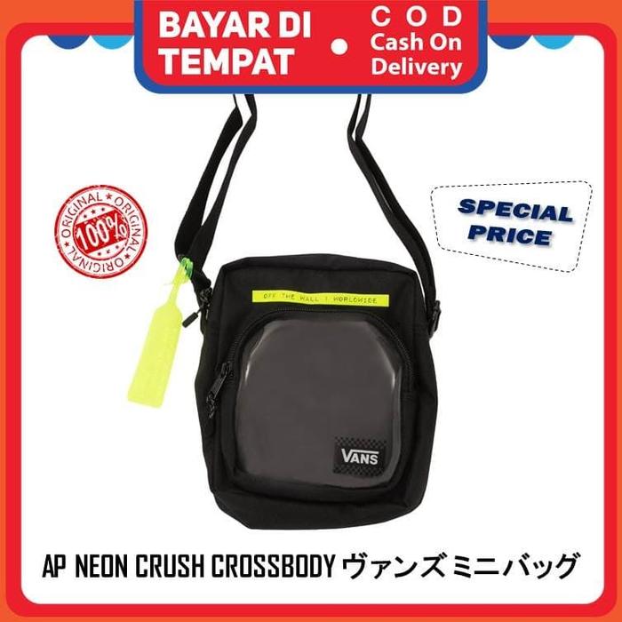 VANS MINI BAG AP NEON CRUSH CROSSBODY BLACK VN0A4MMSBLK