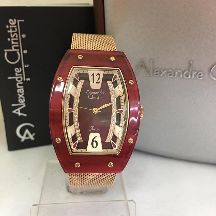 Jam Tangan Analog Wanita Alexandre Christie Ac 2778 LH All Rosegold