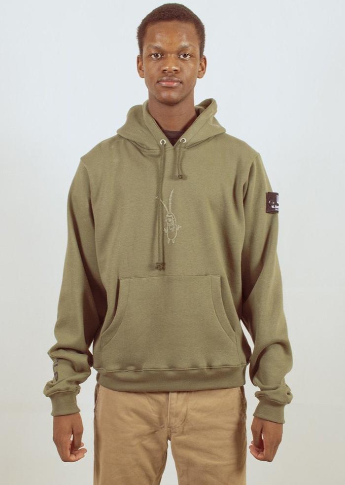 W.ESSENTIELS - Plankton Hoodie Millitary Green