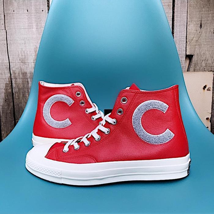Converse 70s High Enamel Maroon Leather Original