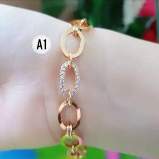 XUPING GELANG LAPIS EMAS 24K / GELANG EMAS 24K