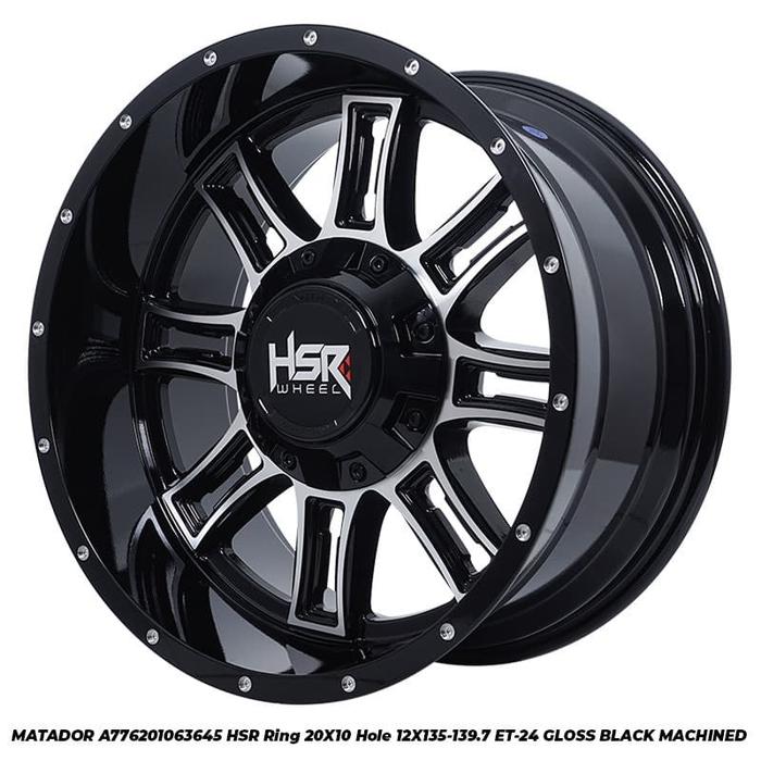 Velg Mobil Celong Matador Hsr Ring 20 Fortuner Pajero Hardtop Lebar 10
