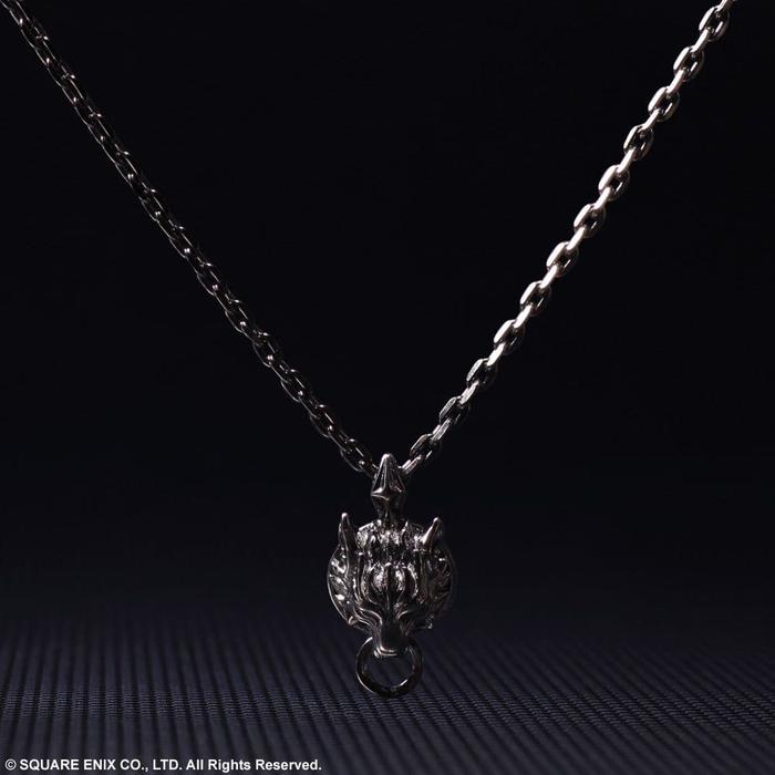 FINAL FANTASYVII ADVENT CHILDREN SILVER PENDANT -CLOUDY WOLF JEWELRY
