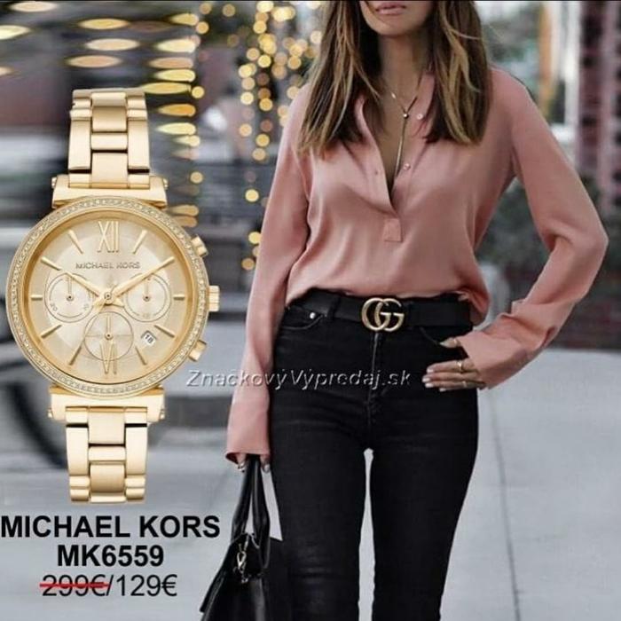 Jam Tangan Wanita Mic Haell Korss Sofie MK6559 MK 6559 Original 3.9cm