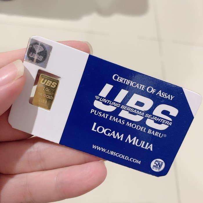 UBS Logam Mulia 1 gr SNI Mulus gold emas LM non Antam 1gr gram