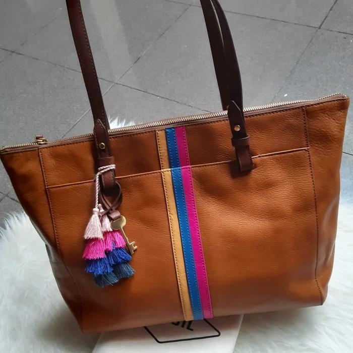 Fossil Rachel Tote Bag Tan NWT