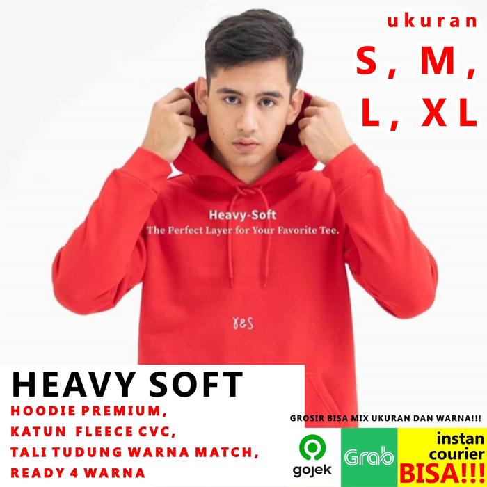 JAKET HOODIE JUMPER POLOS YnS HEAVY SOFT XS-XL