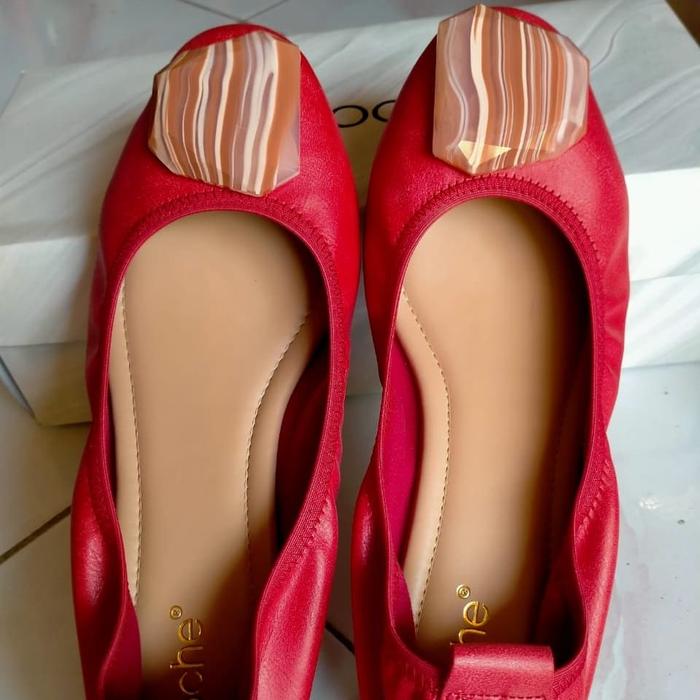 Noche Red Blood Flat Shoes