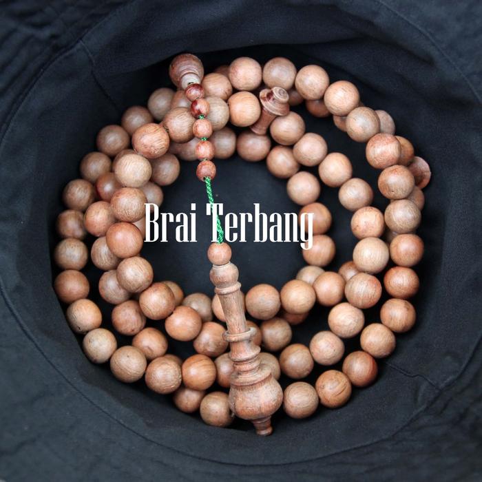 tasbih tasbeh butir kayu nagasari 99 butir 15 mm