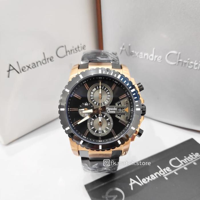 Alexandre Christie AC 6532 MC Chronograph Jam Tangan Pria Analog