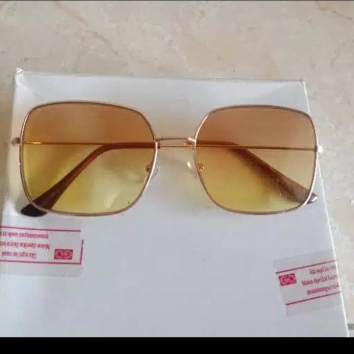 kacamata kaca coklat trendy YE992